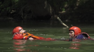 Wright-Patterson Fire Department Swift Water Rescue