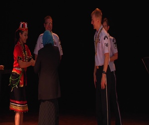 US Air Force Band of the Pacific Kuching School Performances (BRoll)