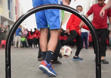 Cope Taufan 18 Airman Visit Children's Shelter