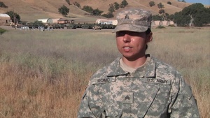 Medic assists soldiers after training accident