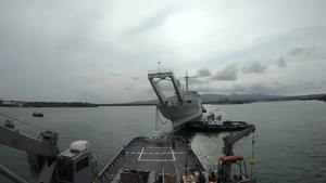 USNS Sioux tows ex-Racine Out to Sea