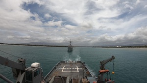 USNS Sioux tows ex-McClusky Out to Sea