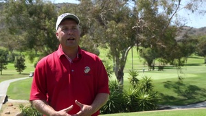 Marine explains how core values tie into competitive golf (B-Roll)
