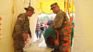 West Virginia National Guard CBRNE and CERFP train Cabell-Huntington Hospital ER staff in mass decontamination