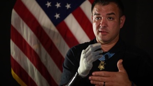 Medal of Honor recipient Leroy Petery