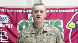 Missouri Army National Guard soldier gives shoutout
