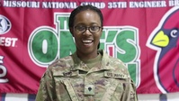 Missouri Army National Guard soldier gives shoutout