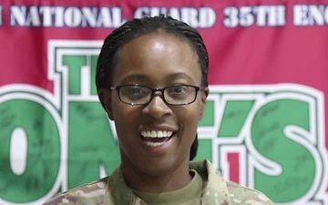 Missouri Army National Guard soldier gives shoutout