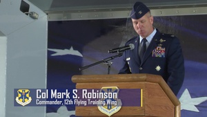 12th Flying Training Wing Assumption of Command