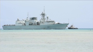 Royal Canadian Navy frigate HMCS Vancouver (FFH 331) returns to Pearl Harbor