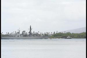 CNS Almirante Lynch (FF 07) returns to Joint Base Pearl Harbor-Hickam