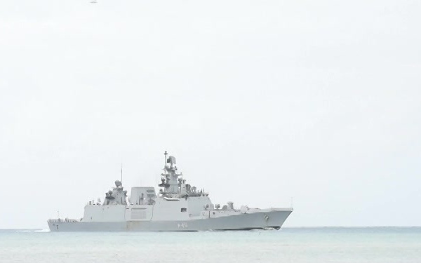 INS Sahyadri (F49) returns to Joint Base Pearl Harbor-Hickam