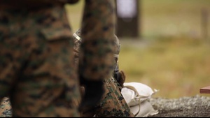 4th Marine Division Super Squad competitors conduct a Basic Zero Operation Range.