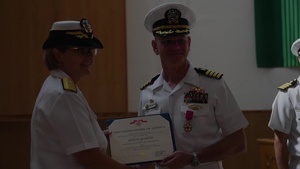 USNH Naples Change of Command