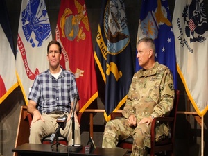Dr. Mark T. Esper Visits Camp Shelby Joint Forces Training Center