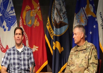 Dr. Mark T. Esper Visits Camp Shelby Joint Forces Training Center