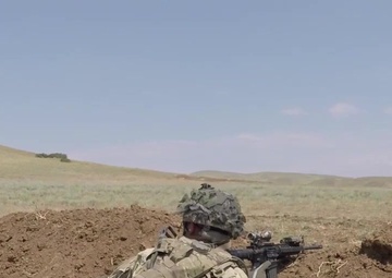 B-Roll, 3rd Squadron 2CR Small Unit Tactics - Exercise Noble Partner 18