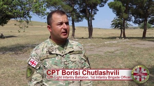 Georgian Army, Ukrainian Marines participate in urban ops training for Noble Partner 18