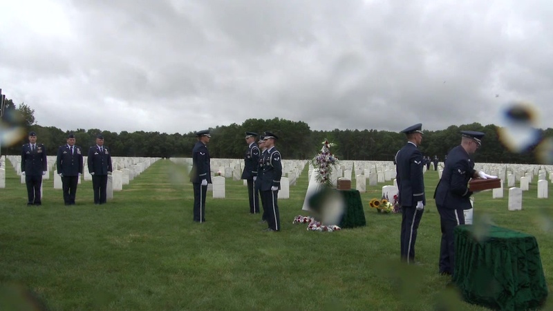 The Interment of Major Andreas B O'Keeffe at Calverton National Cemetery