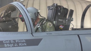 142nd Fighter Wing Change of Command and Colonel Duke Pirak's Fini Flight