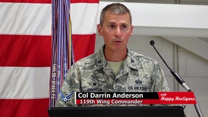 119th Wing Welcomes New Commander