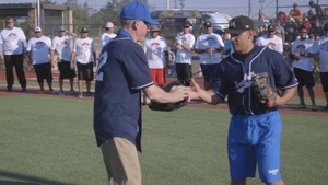 Goodfellow Versus Community Softball Game