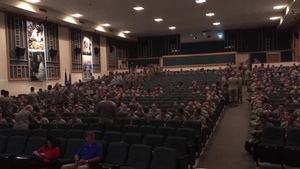 507th Air Refueling Wing Commander's Call time-lapse
