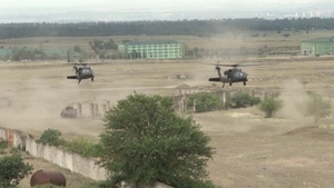 Social Media: Georgia NG, 2CR conduct combined urban operations exercise with Georgian, German, and Ukrainian forces