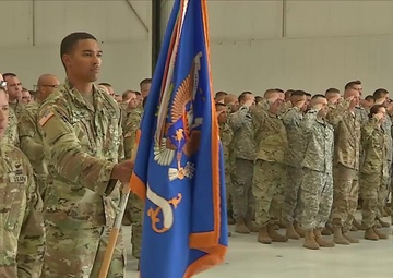 1-285th Attack Reconnaissance Battalion Flag Casing Ceremony
