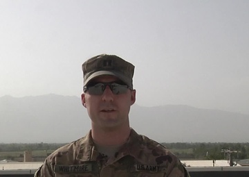CPT Cody Whitmire sends back to school greeting