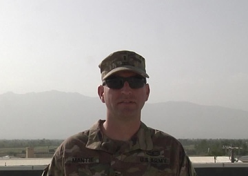Chief Warrant Officer 3 Stephen Mantie sends a back to school greeting
