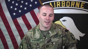 CPT David D. Warriner- Redskins 2018