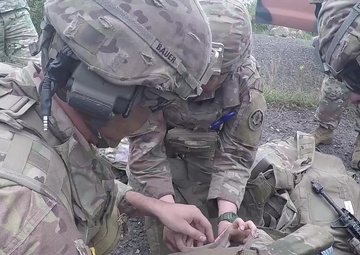 A Friend on the Battlefield: 2CR combat medic trains in air assault exercise