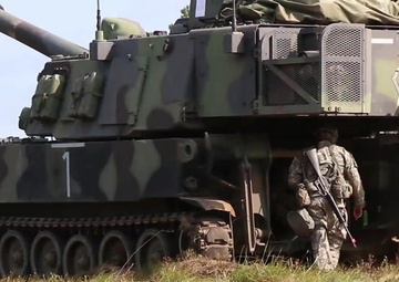 1st Battalion, 201st Field Artillery Regiment Conducts Live Fire Operations at Northern Strike