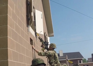 British Troops train at Northern Strike 18