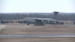 C-5 Galaxy landing at Travis AFB