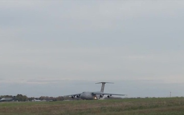 C-5 Galaxy taking off from Dover AFB