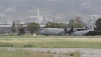 C-130 Taking Off From Ramstein AB