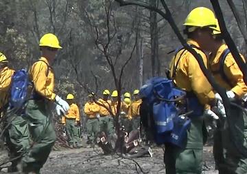 Task Force Rugged Soldiers join fire-fighting efforts