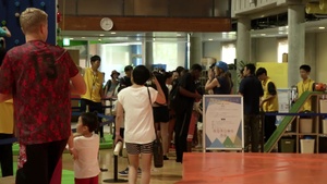 Children from MCAS Iwakuni Have Fun at Trampoline Park (B-Roll)