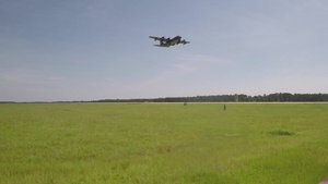 HC-130J taking off from Moody AFB