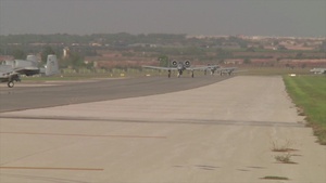 A-10 Thunderbolt II taxi at Moody AFB