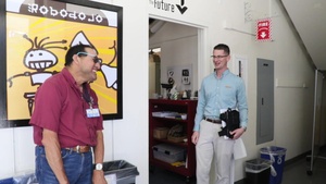 NPS Student Gives New Voice to Hope Services Janitor