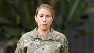 Greetings/Shoutout to University of Maine - 1st Lt. Abigail Madeira