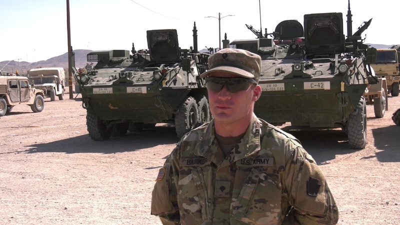 Spc. Brendan Barker and the 56th SBCT return from the box