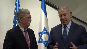 NSA John Bolton Meets Israeli PM Netanyahu for Dinner