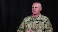 Brig. Gen. Francis McGinn interview, Camp Arifjan, Kuwait