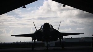 F-35B Lightning II's conduct routine flight operations