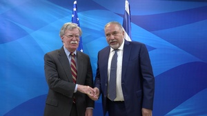 NSA Bolton meets Israeli MoD Lieberman