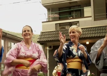 MCAS Iwakuni Community visits King Juen Nursing Home to learn about the Bon Odori Festival (Package/Pkg)